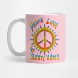 Peace love and sunny vibes Mug